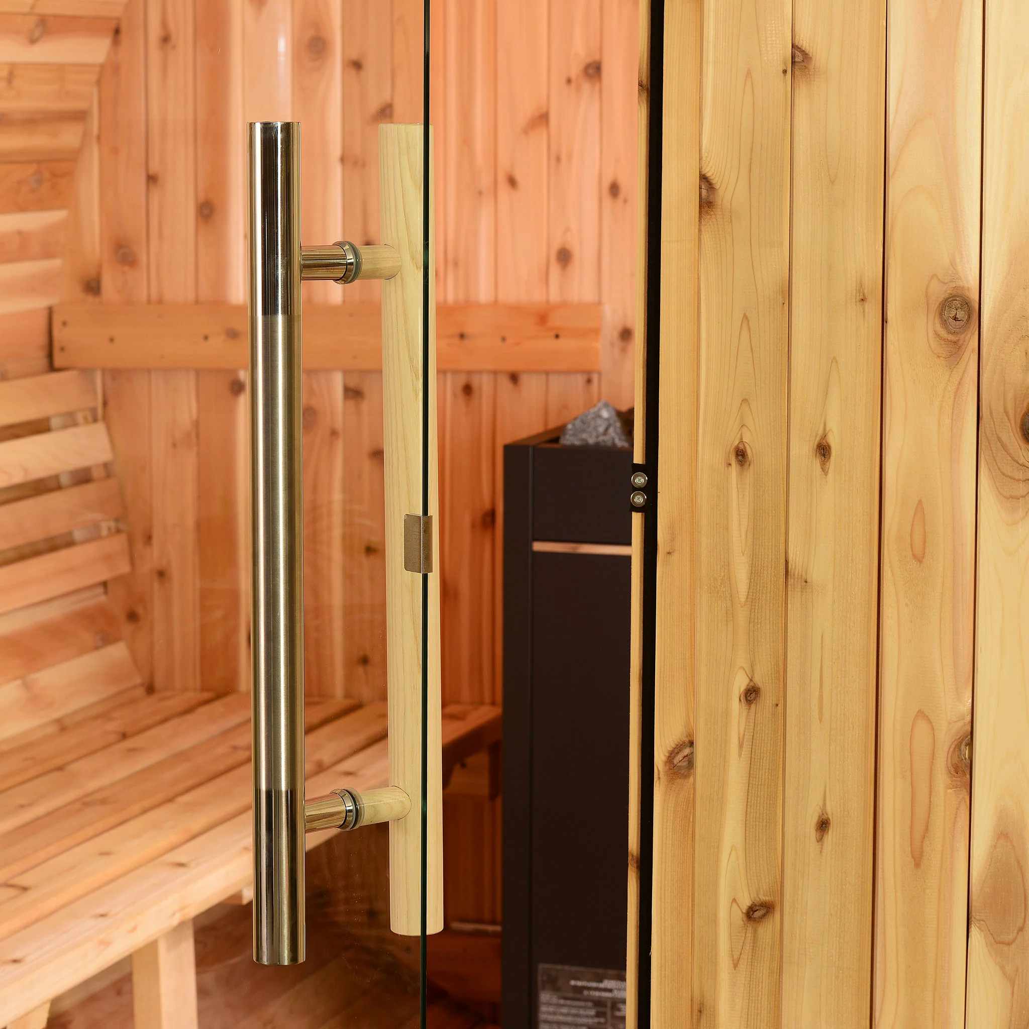 Essex 4 Person Barrel Sauna - Image 6