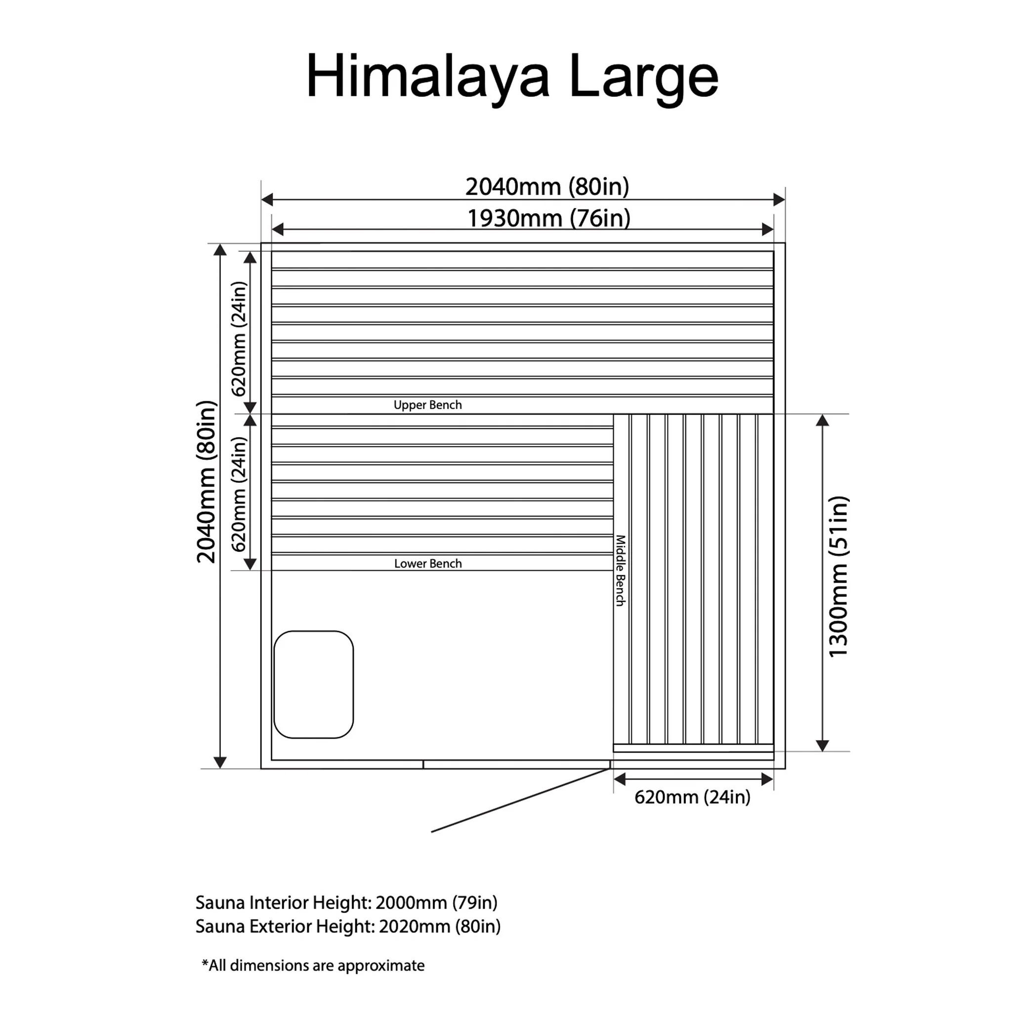 Himalaya Salt Indoor Sauna - Image 10