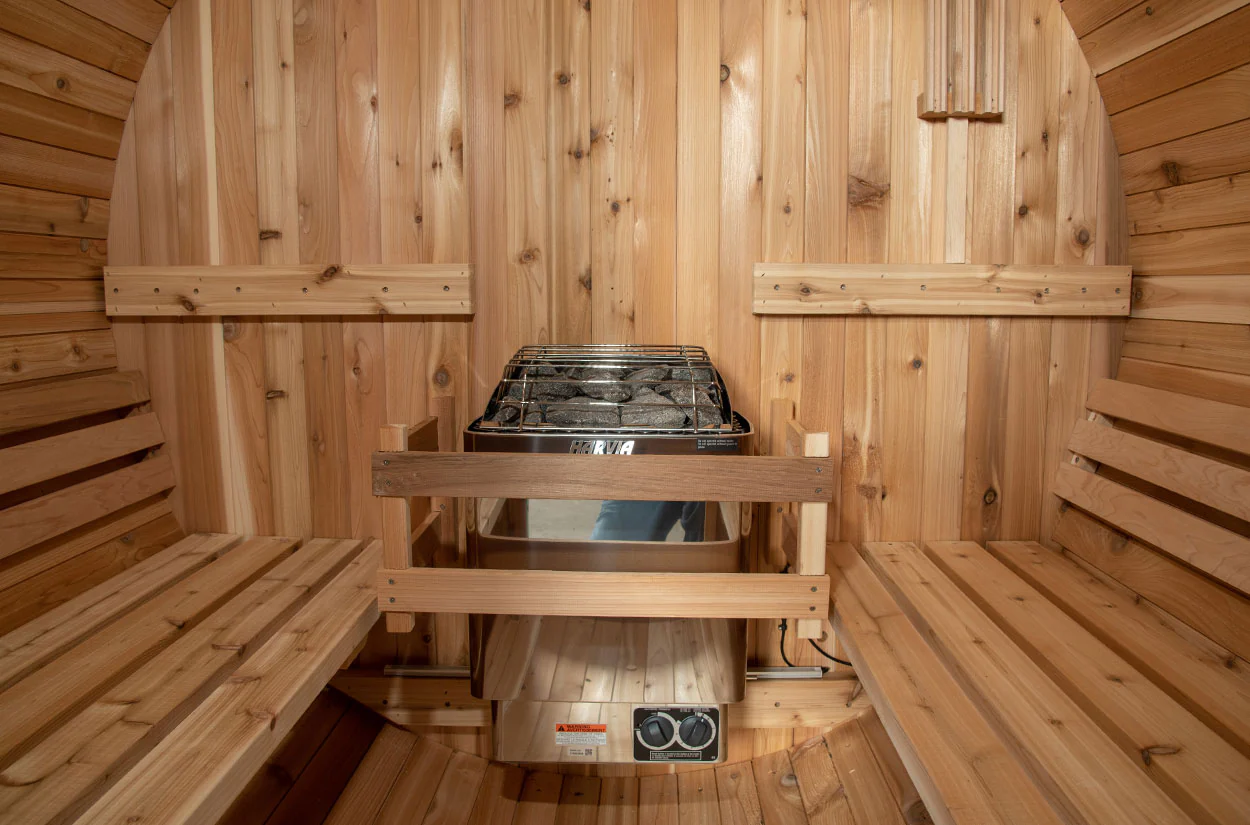 Watoga 2-4 Person Barrel Sauna - Image 6