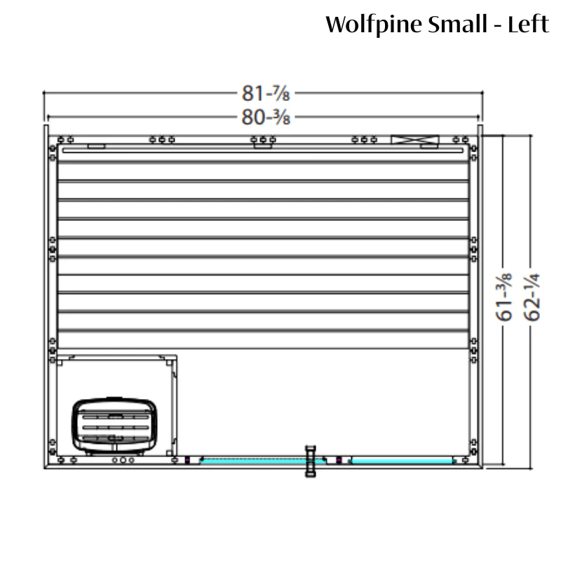 Wolfpine Indoor Sauna — Heritage Collection - Image 8