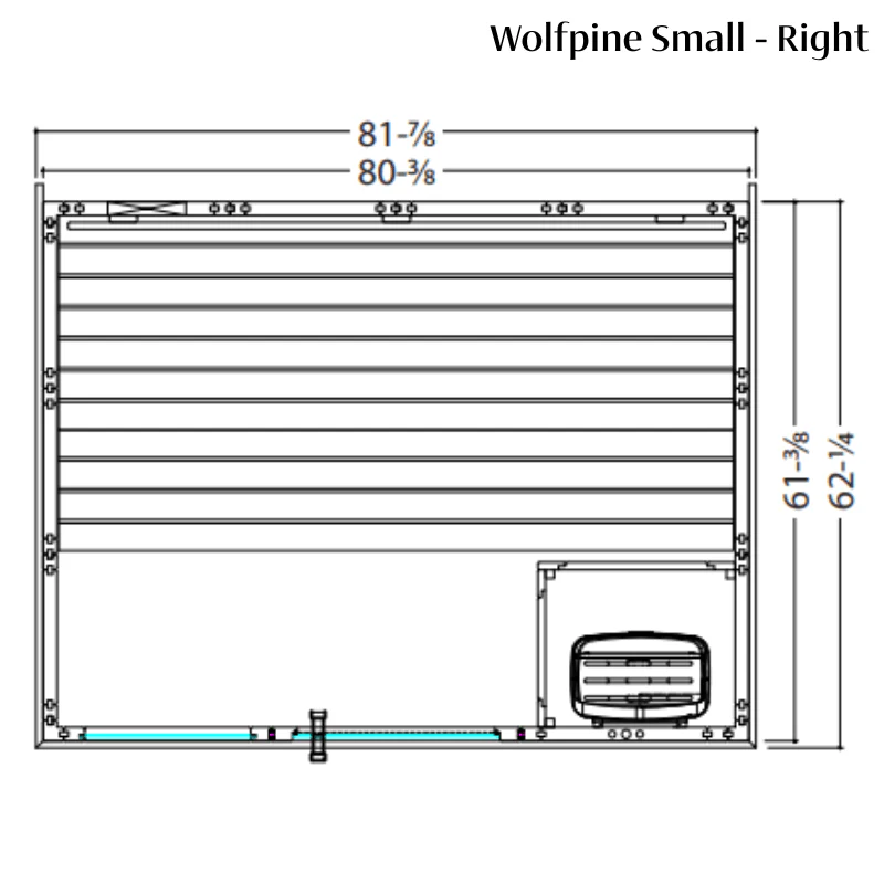Wolfpine Indoor Sauna — Heritage Collection - Image 9